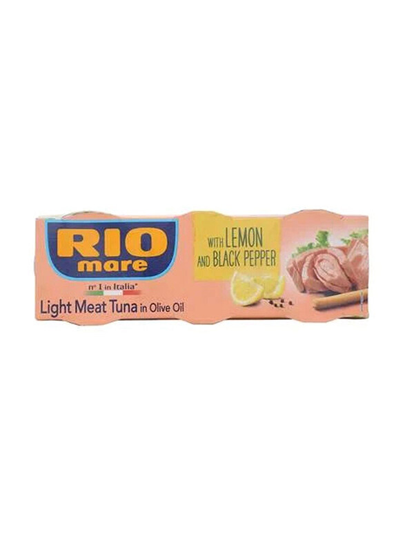 

Rio Mare Tuna OO Lemon & Pepper - 3 x 80g