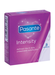 Pasante Intensity Condoms, 3 Pieces