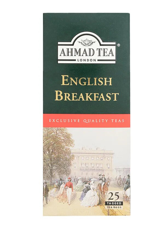 Ahmad Tea Black Tea, English Breakfast Teabags, 100 ct - Caffeinated and  Sugar-Free