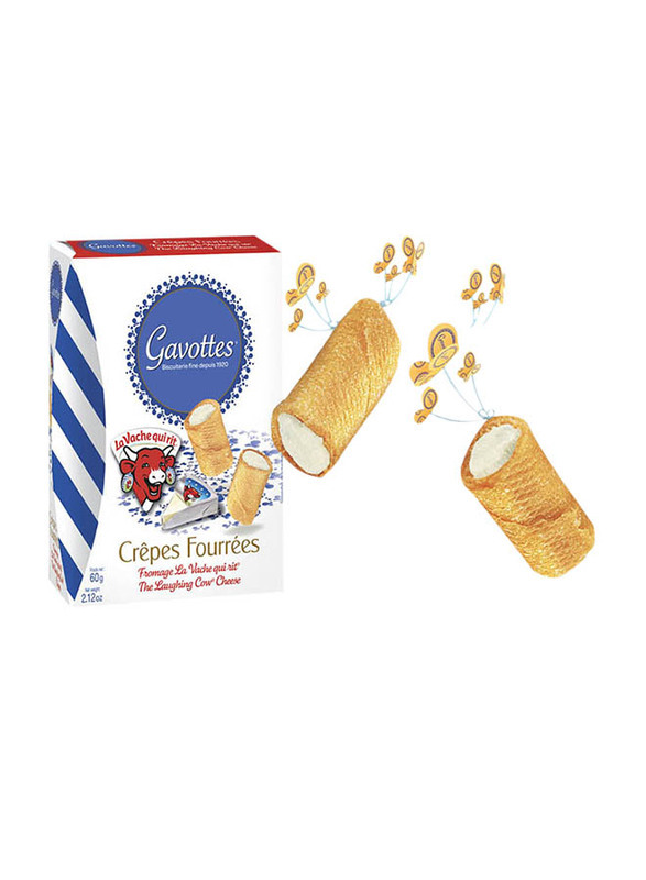 Gavottes Crepes filled with "La Vache Qui Rit" Cheese - 60g