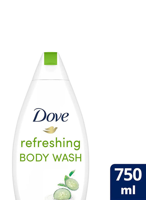 Dove Refreshing Cucumber Body Wash - 750ml