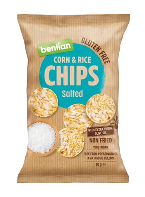 Benlian Rice & Corn Snacks Salted, 50g