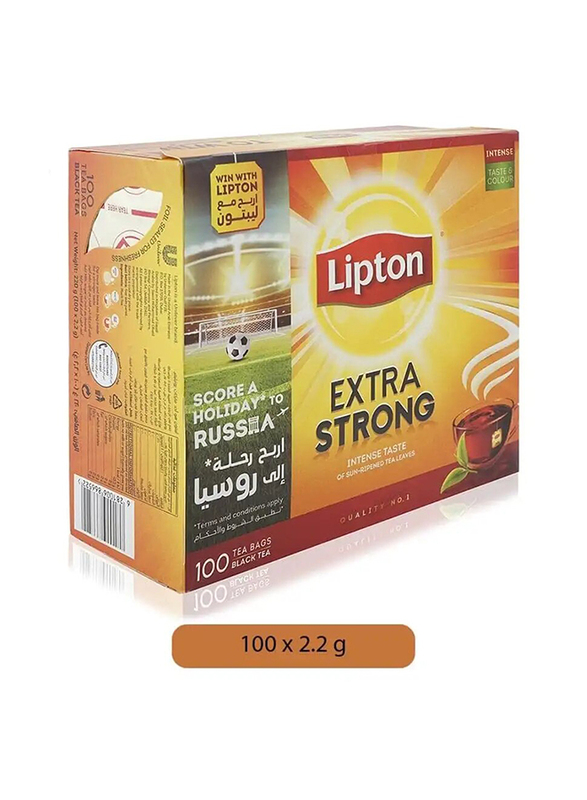 Lipton Extra Strong Black Tea - 100 Tea Bags