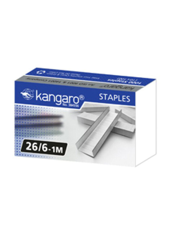 

Kangaroo KG 2661M Stapler Pin, 2 Pieces, Silver