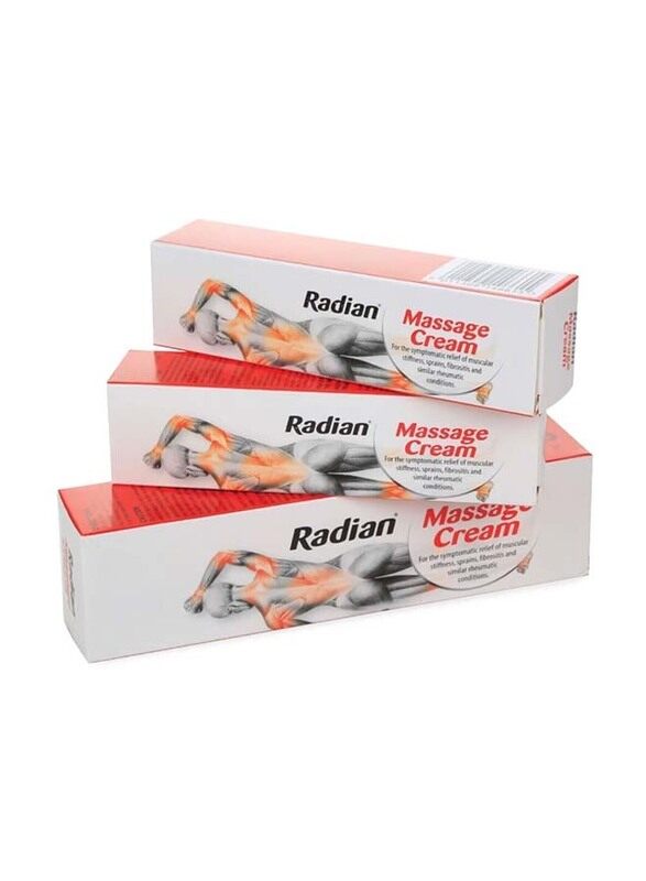 

Radian Massage Cream, 100gm + 2 x 40gm, 3 Pieces