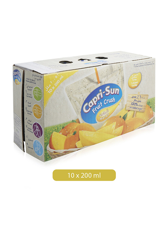 Capri Sun Fruit Crush Mango Juice Drink
