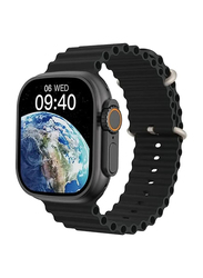 WiWu Ultra Mini 1.75 Inch Smartwatch, SW01B, Black