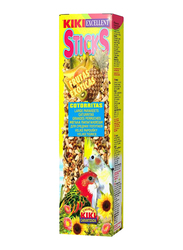 Kiki Excellent Exotic Fruit Stick Dry Parakeets Food, 2 Pieces, 140 grams