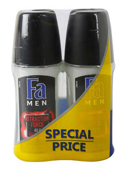 Fa Men Attraction Force Seductive Scent Deodorant Roll - 2 x 50ml