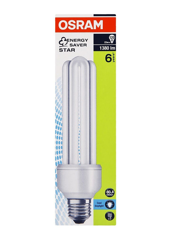 Osram Dulux Star Stick Energy Saving CFL Bulb, 23W, Cool White
