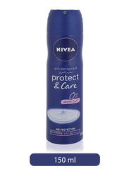 Nivea Protect & Care Anti-Perspirant Deodorant Spray for Women, 150 ml