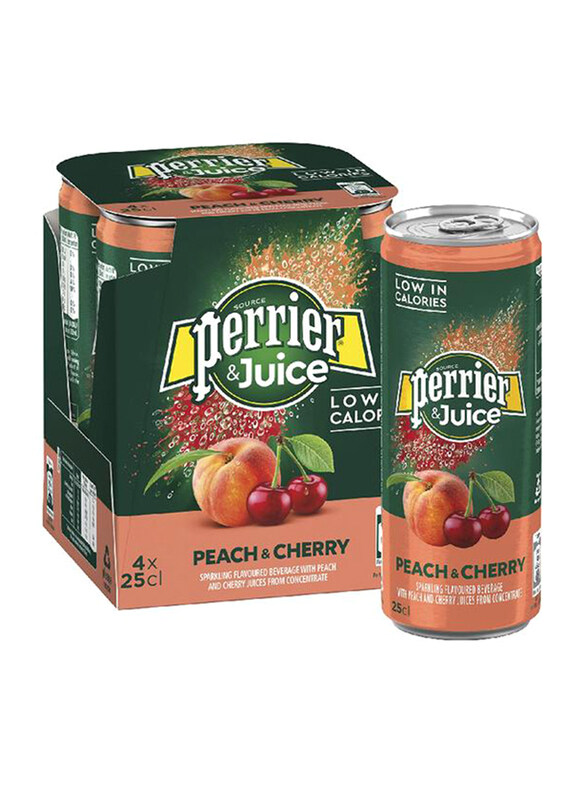 

Perrier And Juice Strawberry & Kiwi Low Carbonated Juice Drink, 4 x 250ml