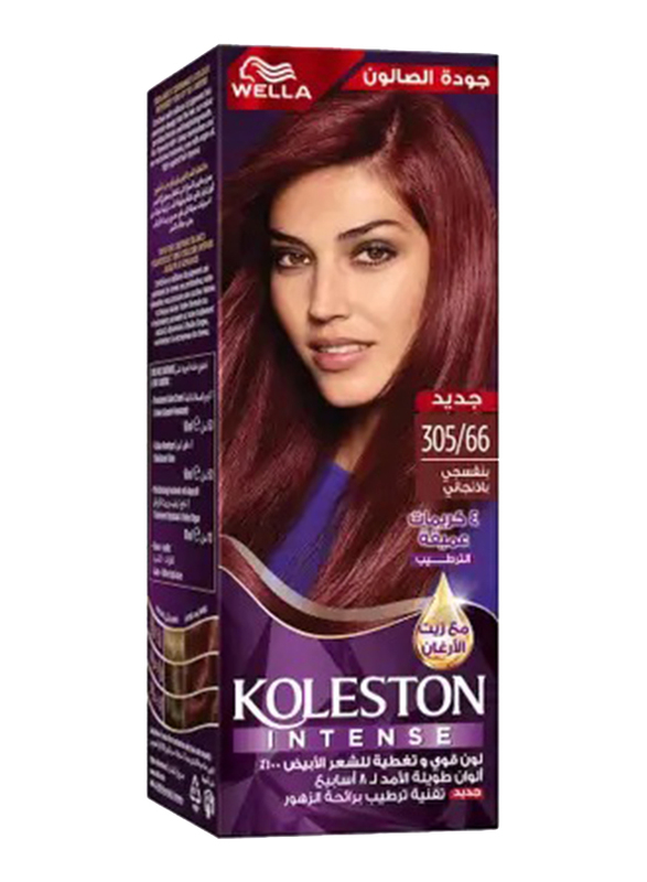 Wella Koleston Intense Hair Color, 305/66 Aubergine
