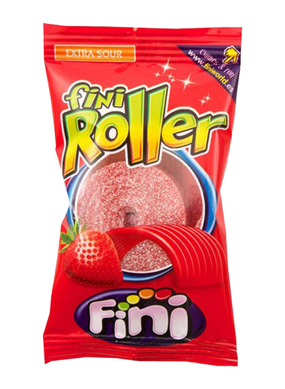 

Fini Strawberry Extra Sour Roller - 20g