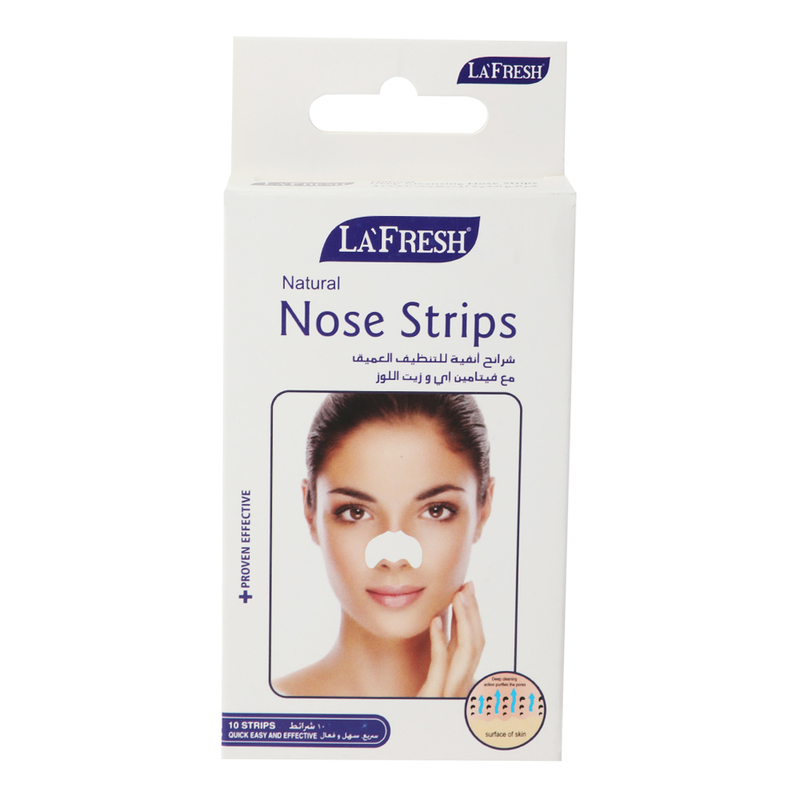 La Fresh Natural Nose Strips, 10 Pieces