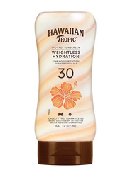 Hawaiian Tropic Oil Free Sun Screen Weightless Hydration SPF30, 177ml