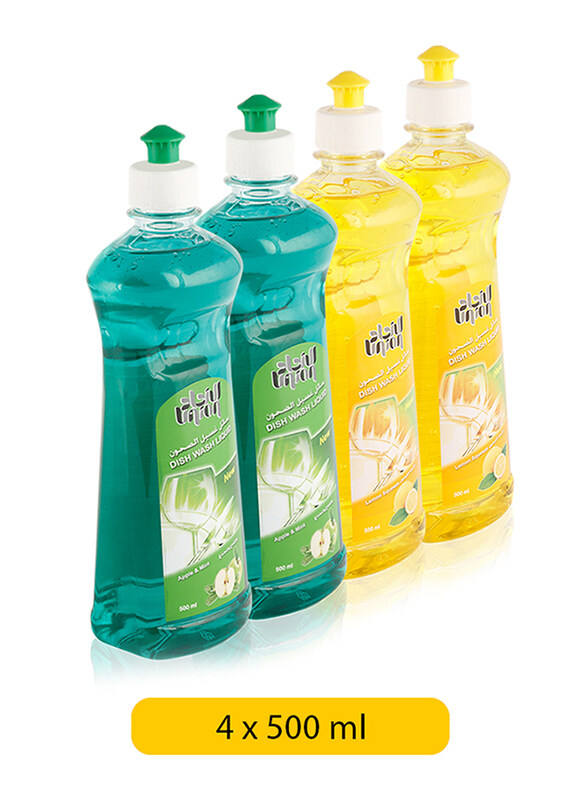 

Union Dish Wash Liquid, 4 Pieces, 500ml