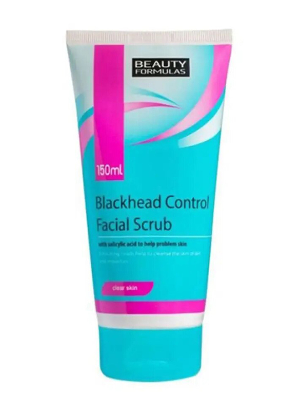 Beauty Formulas Clear Skin Blackhead Control Facial Scrub, 150ml