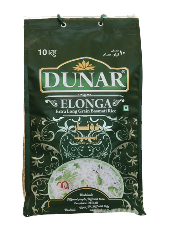 Dunar Elonga Basmati Rice, 10 Kg