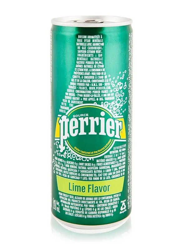 Source Perrier Lime Flavor Sparkling Water - 250ml