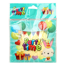 Party Time Round Balloon Set, 10-inch, Yellow