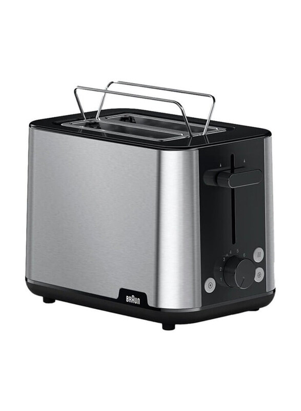 

Braun 1.2L Stainless Steel PurShine Toaster, 900W, HT 1510 BK, Black