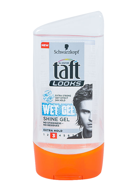 Taft Looks Wet Effect Extra Hold Hair Gel for All Hair Types, 150ml