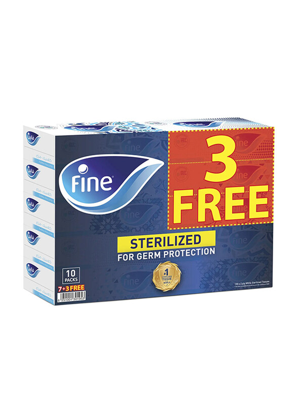 

Fine Facial Tissue - 10 x 130 Ply