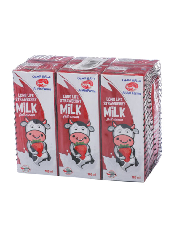 

Al Ain Uht Strawberry Milk, 6 x 180ml