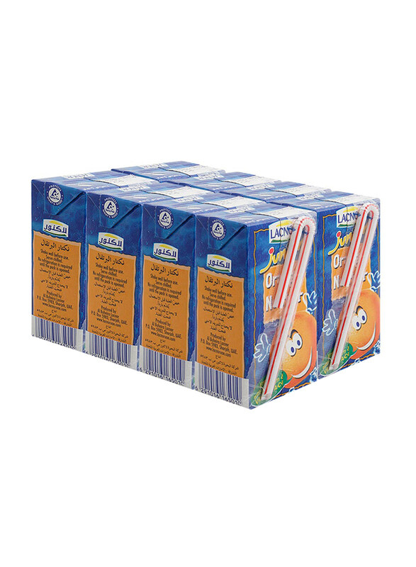 

Lacnor Essentials Junior Orange Nuctar Juice, 8 x 125ml