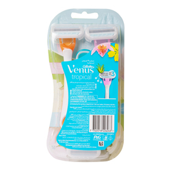 Gillette Venus Tropical 3 Blades Razor for Women, 3 Pieces