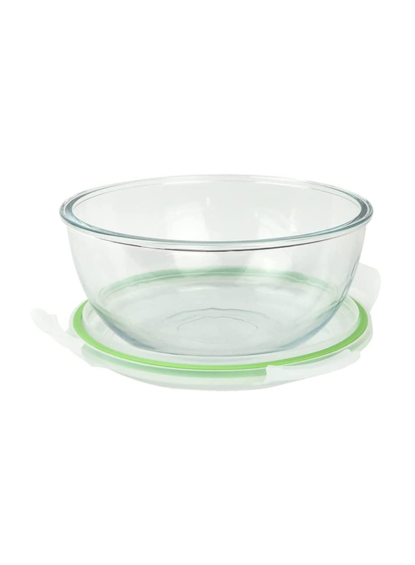 Glasslock Glass Mixing Bowl, 2000ml, Clear