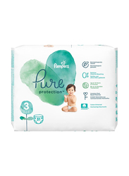Pampers Pure Protection Diapers, Size 3, 6-10 kg, 31 Count