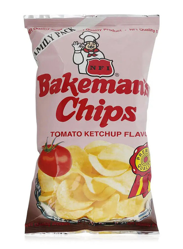Bakeman's Potato Chips - Tomato Ketchup Flavor - 100g