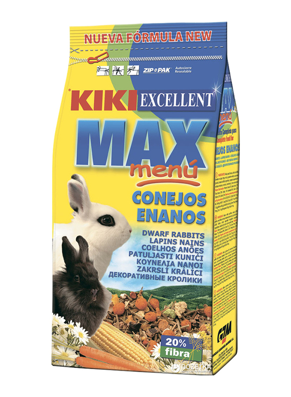 

Kiki Excellent Max Dwarf Dry Rabbit Food, 800 grams