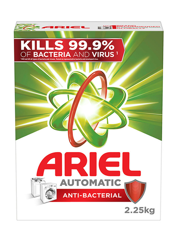Ariel Antibacterial Automatic Laundry Powder Detergent, 2.25 Kg