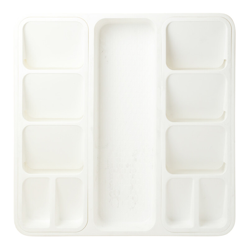 

Rio Foly Life Big Organizer Cutlery Tray, One Size, White