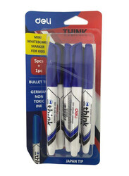 Deli Think Mini Whiteboard Marker, 6 Pieces, Assorted