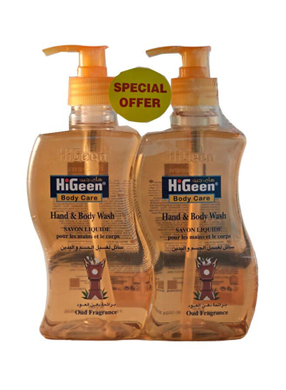 

HiGeen Hand & Body Wash Oud, 2 x 500ml