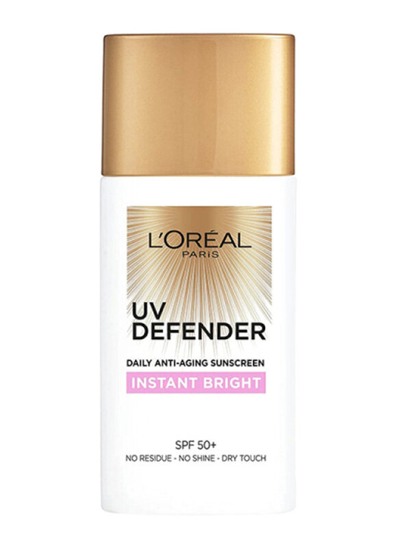 

L'Oreal Paris UV Defender Instant Bright Sunscreen, 50ml