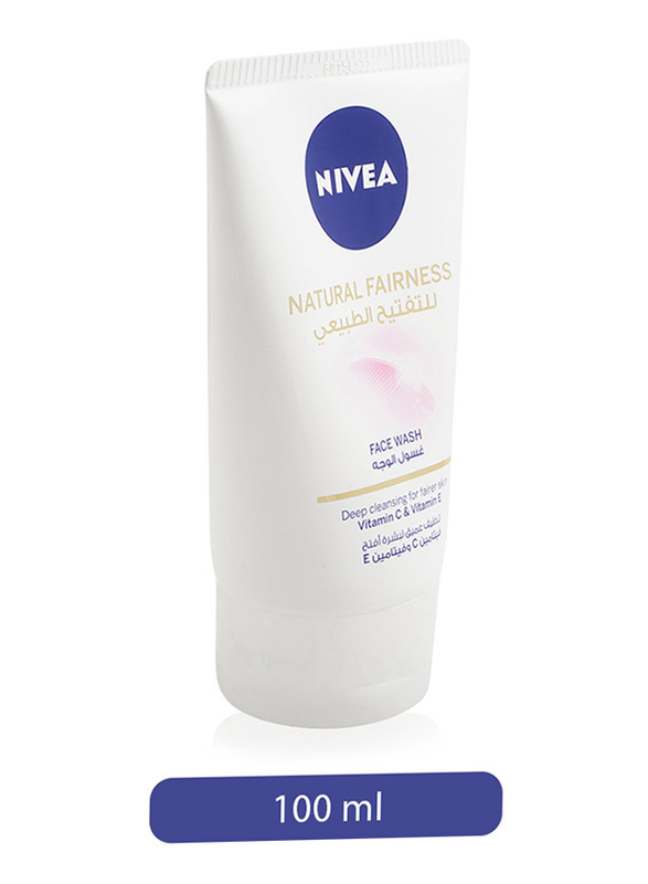 Nivea Natural Fairness Deep Cleansing Face Wash, 100ml