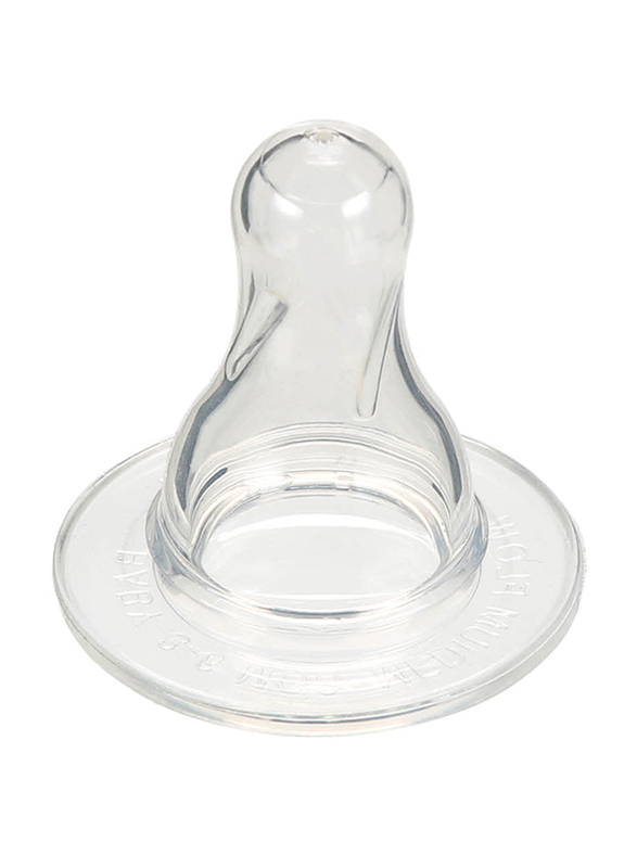 Pur 2-Piece Comfort Feeder Silicone Nipple, Clear