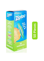 Ziploc Sandwich Bags - 50 Pieces