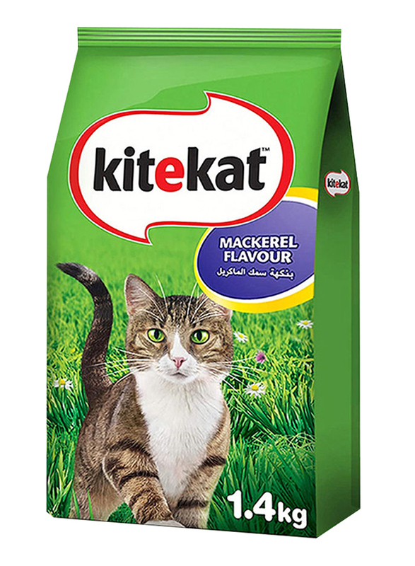 Kitekat Mackeral Dry Cat Food, 1.4 Kg