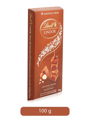 Lindt Lindor Hazelnut Milk Chocolate With Melting Filling - 100g