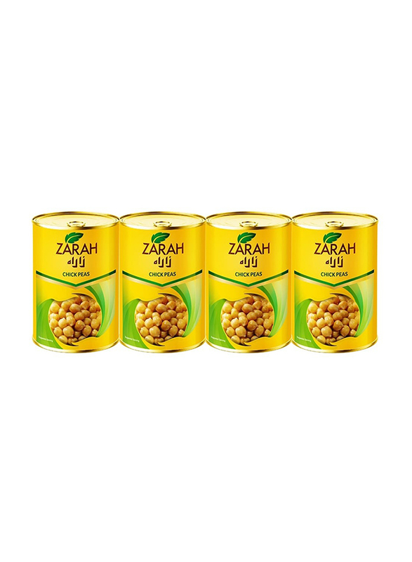 Zarah Canned Chick Peas, 4 x 400 g