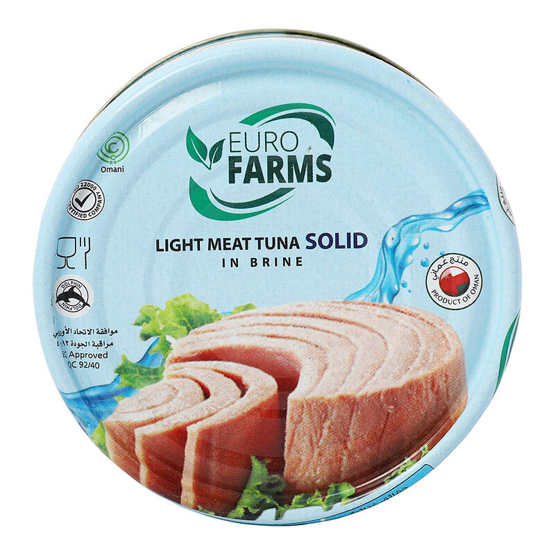 

Euro Farms Light Meat Tuna Solid in Brine, One Size