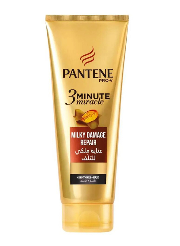 Pantene Pro-V 3 Minute Miracle Milky Damage Repair Conditioner + Mask - 200 ml