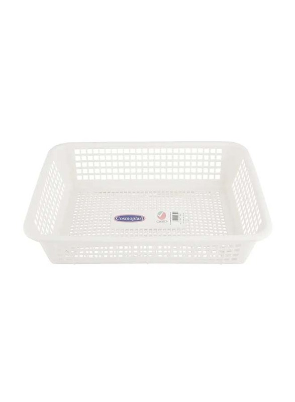 Cosmoplast Fruity Tray, Small, White