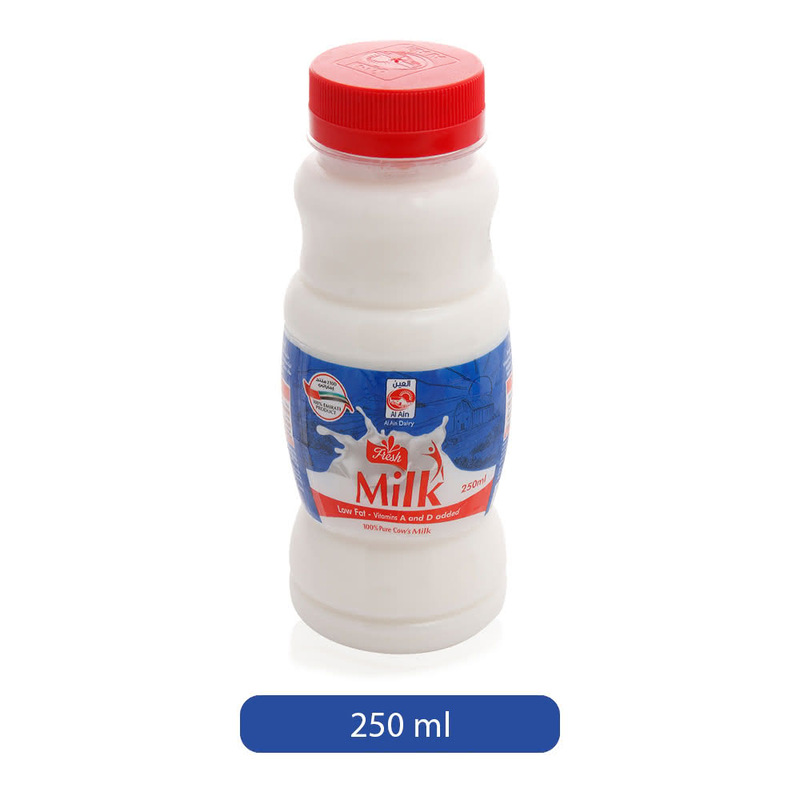 Al Ain Low Fat Fresh Milk, 250 ml